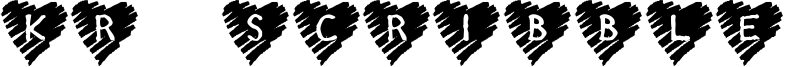 KR Scribble Heart Font