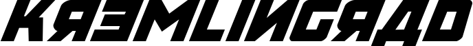 Kremlingrad Font