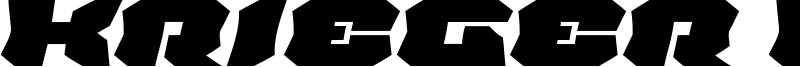 Krieger Bell Font