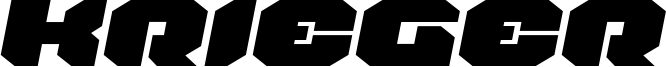 Krieger Font