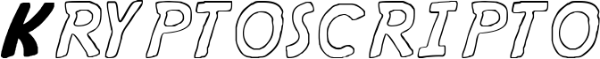 Kryptoscripto Font