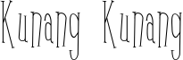 Kunang Kunang Font