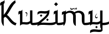 Kuzimy Font