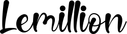 Lemillion Font