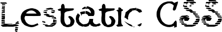 Lestatic CSS Font