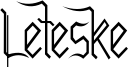 Leteske Font