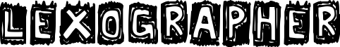 Lexographer Font