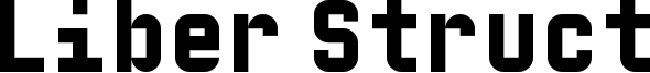 Liber Struct Font