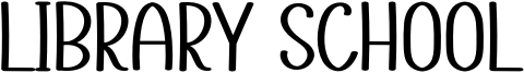 Library School Font