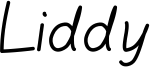 Liddy Font