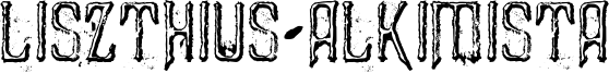 Liszthius-Alkimista Font