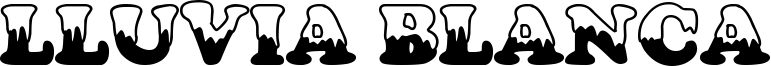 Lluvia Blanca Font