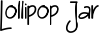 Lollipop Jar Font