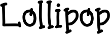 Lollipop Font