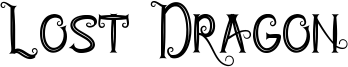 Lost Dragon Font
