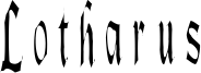 Lotharus Font
