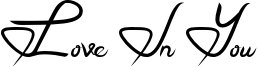 Love In You Font