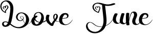 Love June Font