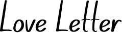 Love Letter Font