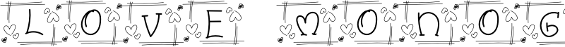 Love Monogram Font