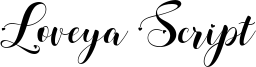 Loveya Script Font