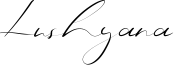 Lushyana Font