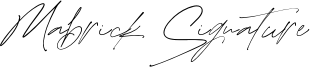 Mabrick Signature.otf