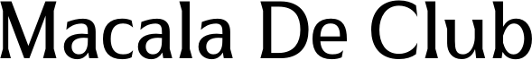Macala De Club Font