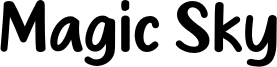 Magic Sky Font