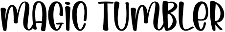 Magic Tumbler Font