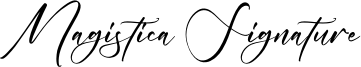 Magistica Signature Font