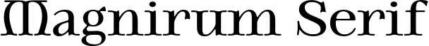 Magnirum Serif Font
