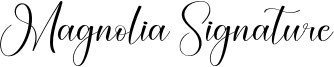 Magnolia Signature Font