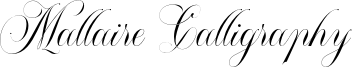 Mallaire Calligraphy Font