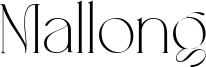 Mallong Font