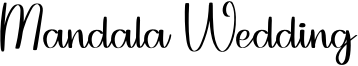 Mandala Wedding Font