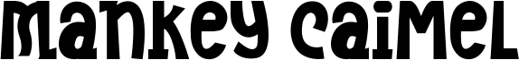 Mankey Caimel Font