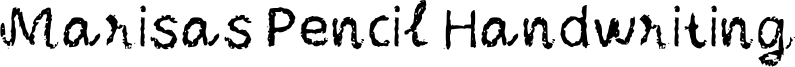 Marisas Pencil Handwriting Font