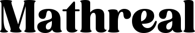 Mathreal Font