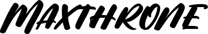 Maxthrone Font