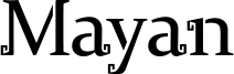 Mayan Font