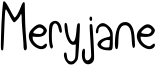 Meryjane Font