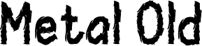 Metal Old Font
