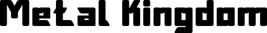 Metal Kingdom Font