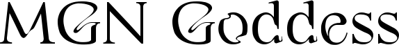 MGN Goddess Font