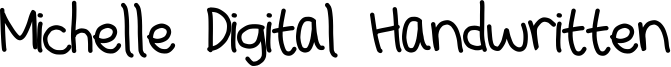 Michelle Digital Handwritten Font