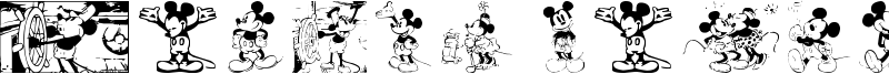 Mickey Vintage Font