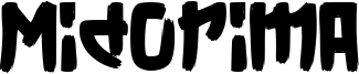 Midorima Font