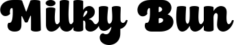 Milky Bun Font