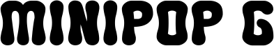 Minipop G Font